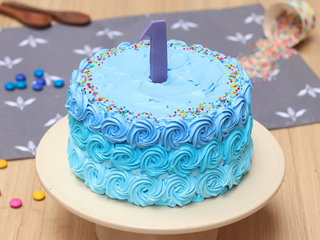 Number One Cake for First Birthday and Anniversary