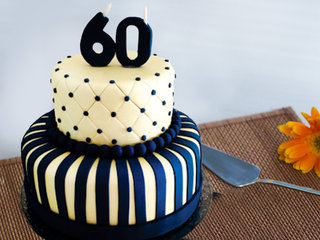60th Anniversary Party Cake