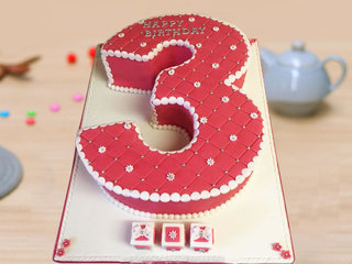 Number 3 Cake