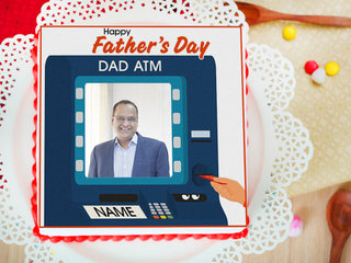 Fathers Day Photo Cake - Order Now