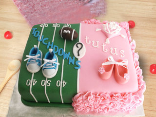 Baby Shower Theme Cake for Boy and Girl