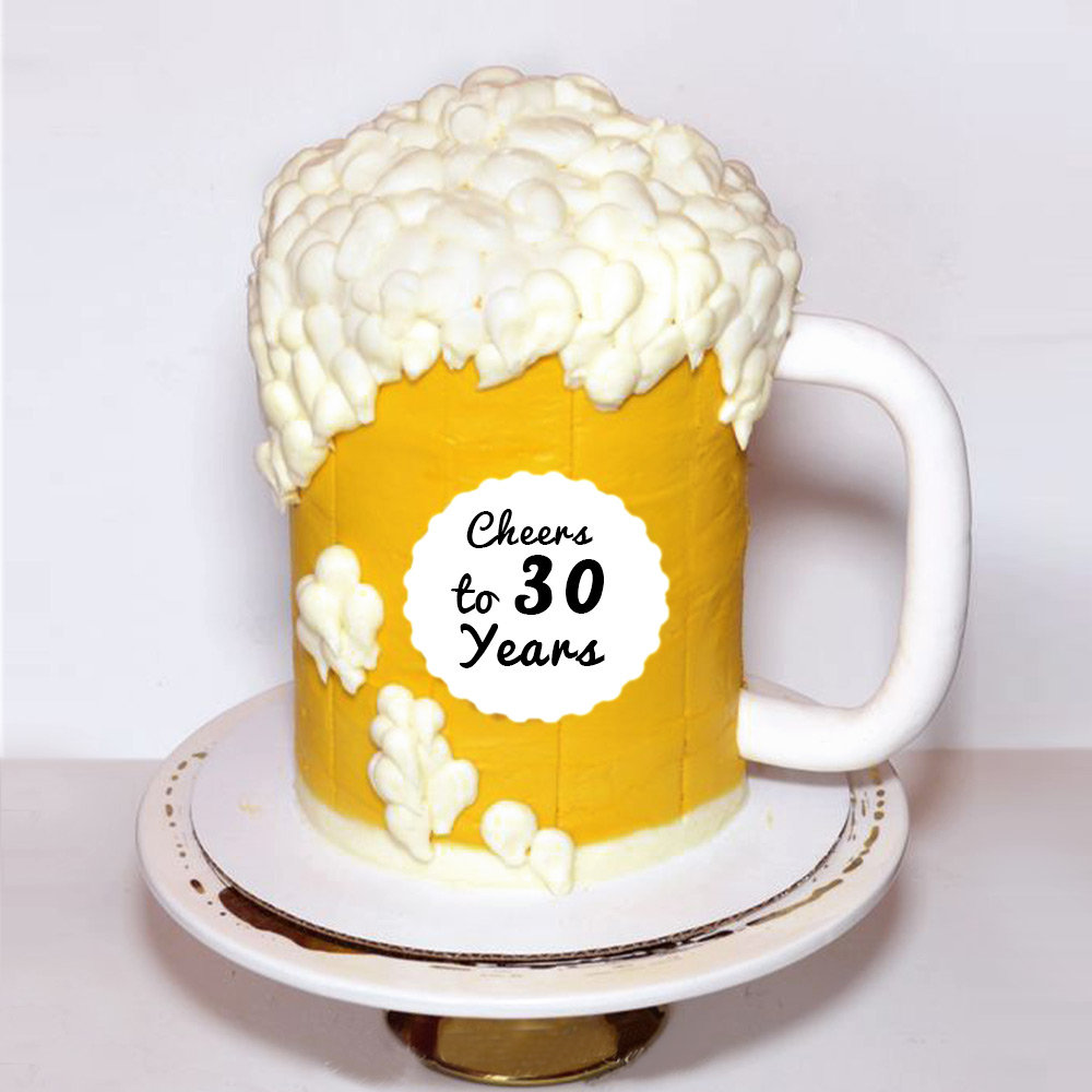 Buy Beer Mug Fondant Theme Cake-Beer Mug Fondant Cake