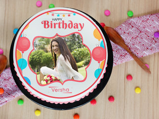Birthday Exuberance - A Photo Cake For Birthday Celebration