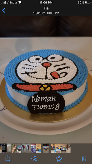 Udta Robot Doraemon Cake