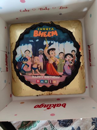 Chota Bheem Photo Cake
