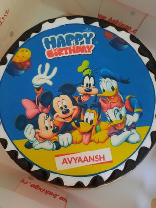 Disney Clubhouse Birthday Poster Cake