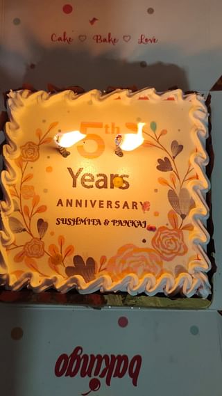 Fifth Anniversary Cake