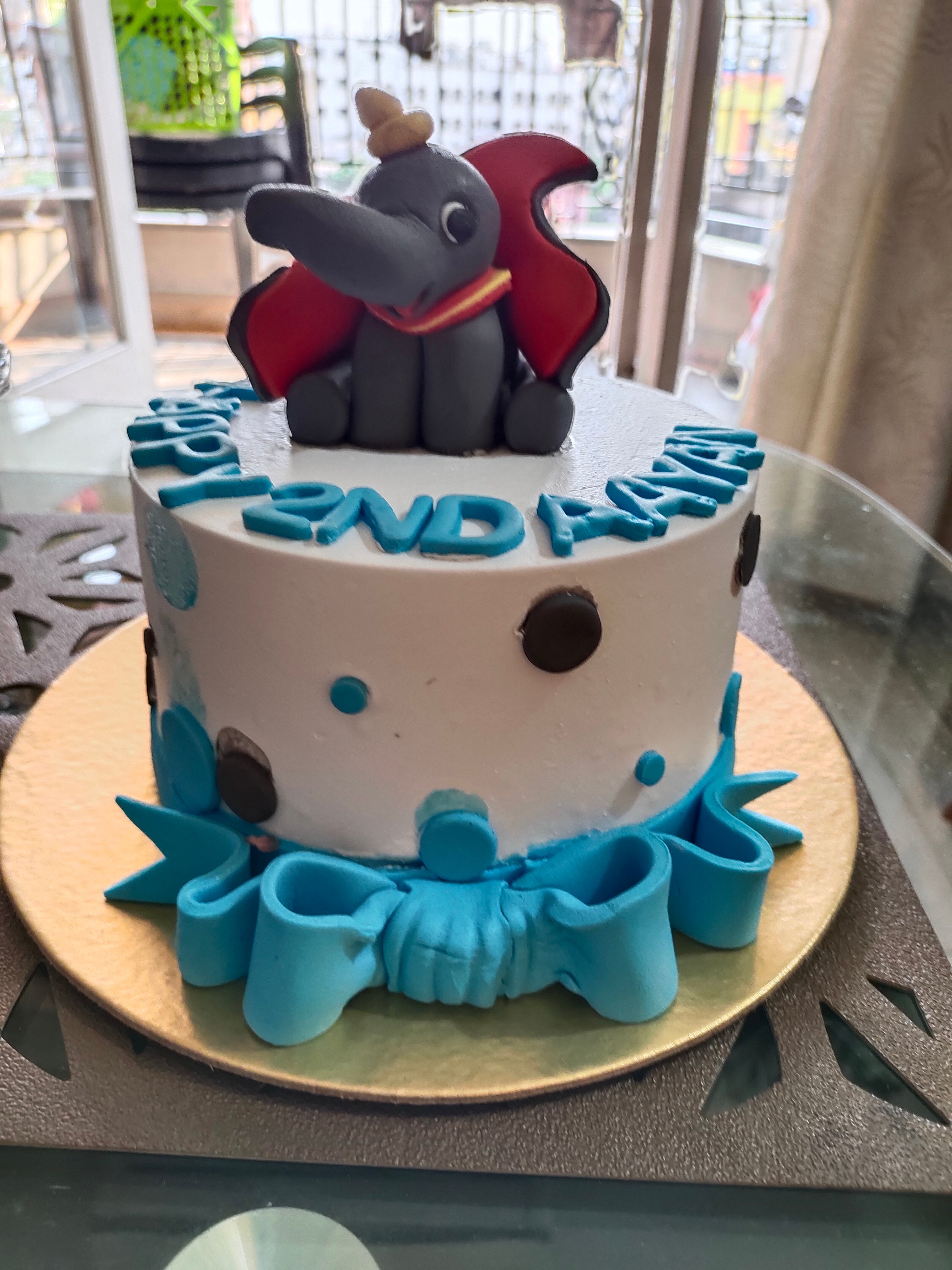 Elephant Themed Birthday Cake  Order Custom Cakes in Bangalore  Liliyum  Patisserie  Cafe