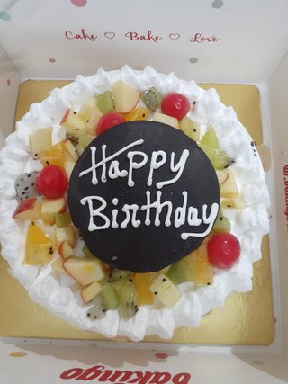 Assorted Fruit and Almond Cake 