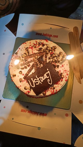 Red Velvet Choco Stick Cake