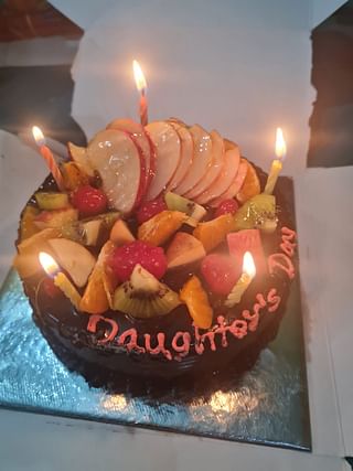 Chocolate Truffle Fruit Cake