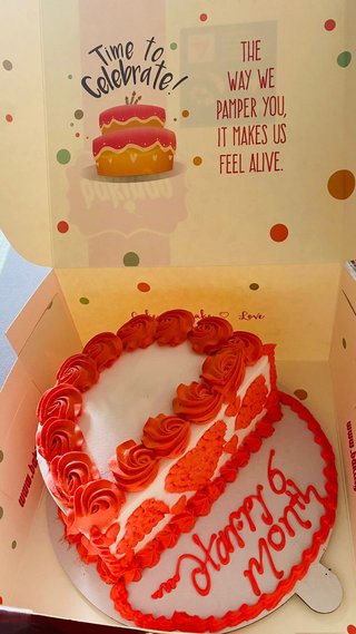 Red Velvet Half Cake