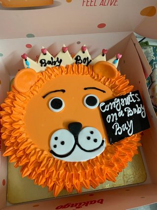 Cute Lion Cake