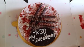 Red Velvet Choco Stick Cake