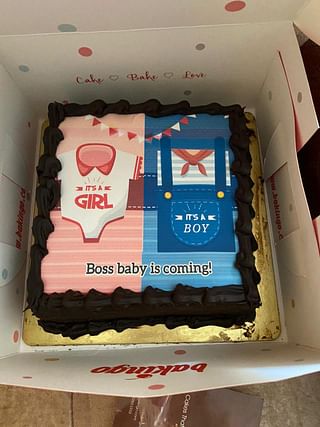 Adorable Theme Cake For Baby Shower