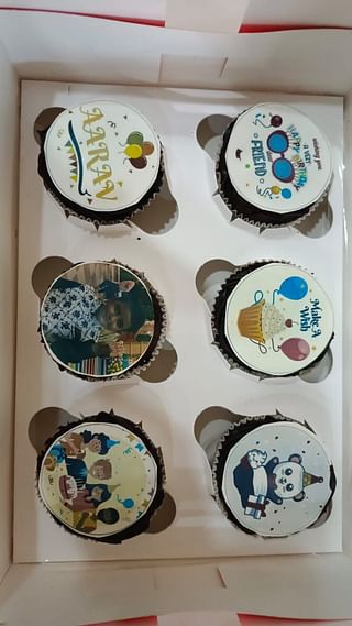 Personalised Bday cupcakes