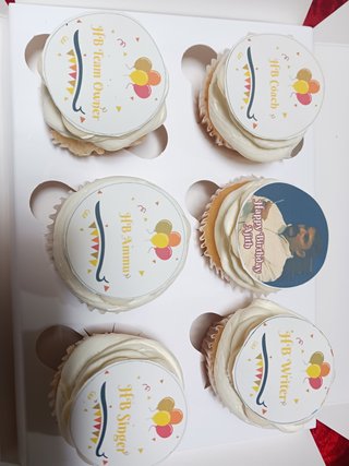 Personalised Bday cupcakes