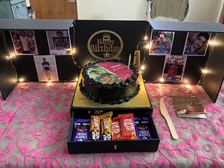 Birthday Choco Photo Cake Surprise Box