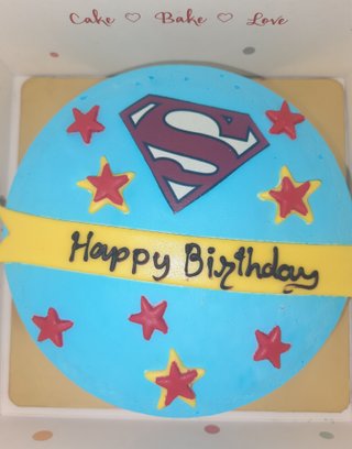 Superman Cake For Super Dad