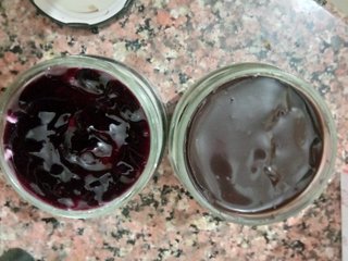 Chocolate Mousse & Blueberry Jar Cake