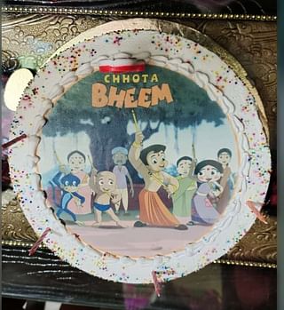 Chota Bheem Cream Cake