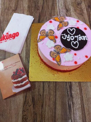 Butterfly Red Velvet Cake