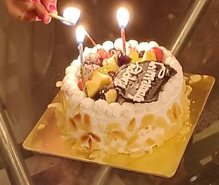 Assorted Fruit and Almond Cake 