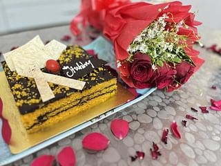 Square Chocolate Orange Cake