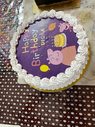 Peppa Pig Birthday Cream Cake