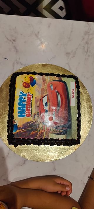 Car Bday Poster Cake