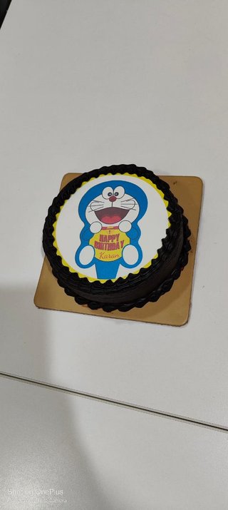 Doraemon Kids Chocolate Poster Cake