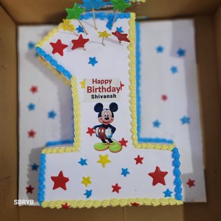 One Number Micky Cake