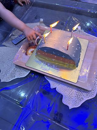Sweet Sunsets Half Chocolate Cake