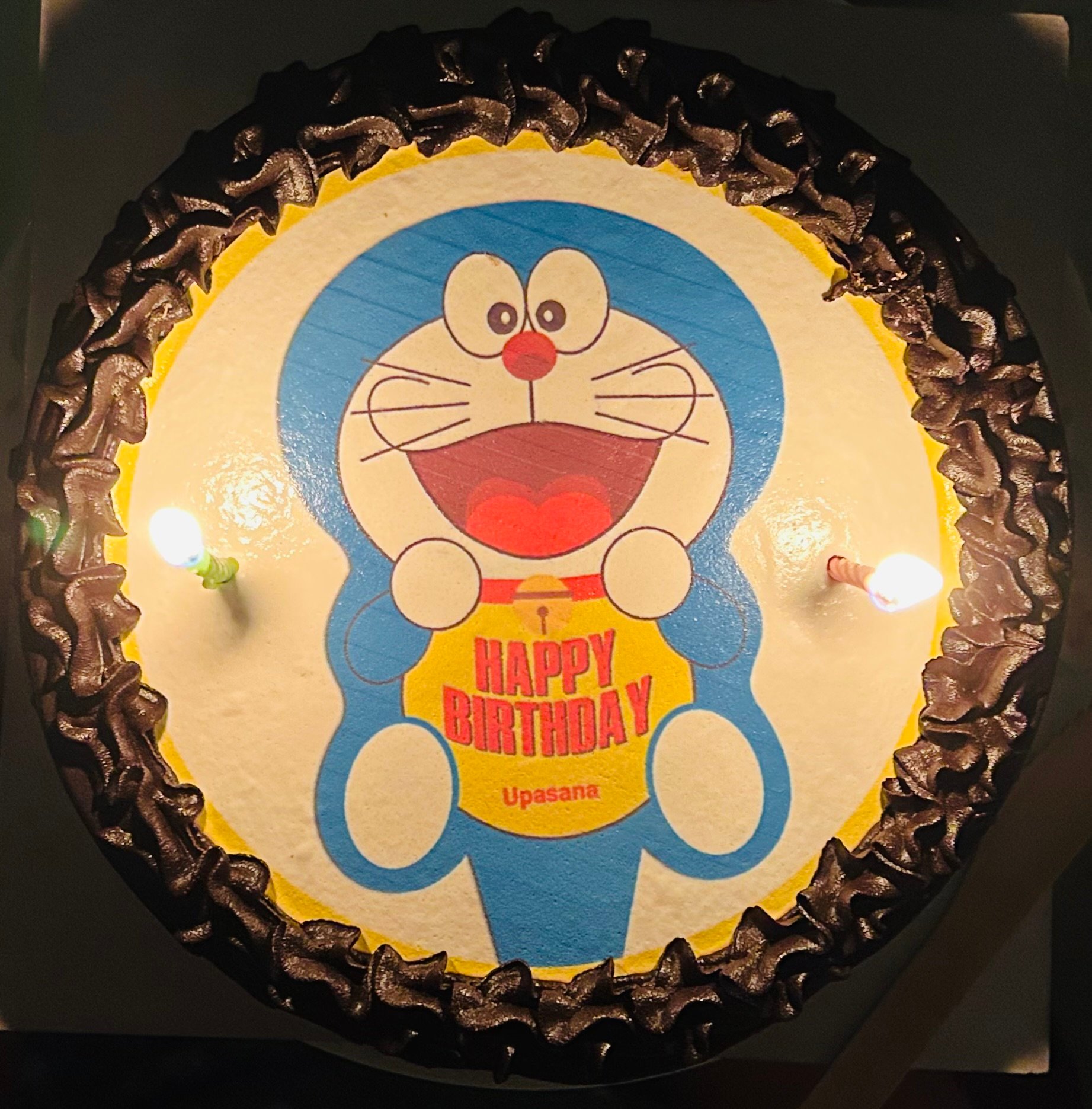 M198) Doraemon Vanilla Photo Cake (Half Kg). – Tricity 24
