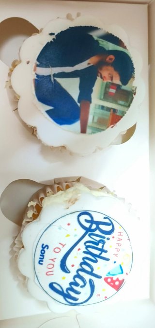 Personalised Birthday Cupcakes 2 Pieces