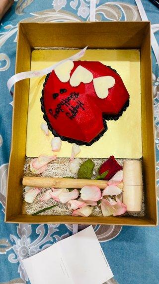 Heart Pinata Cake in a Box