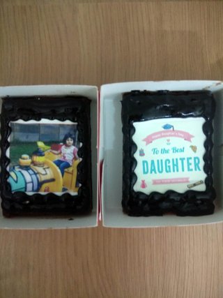 Set of Two Daughter Day Chocolate Brownies