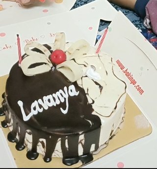 Happy Daughter's Day Choco Vanilla Cake