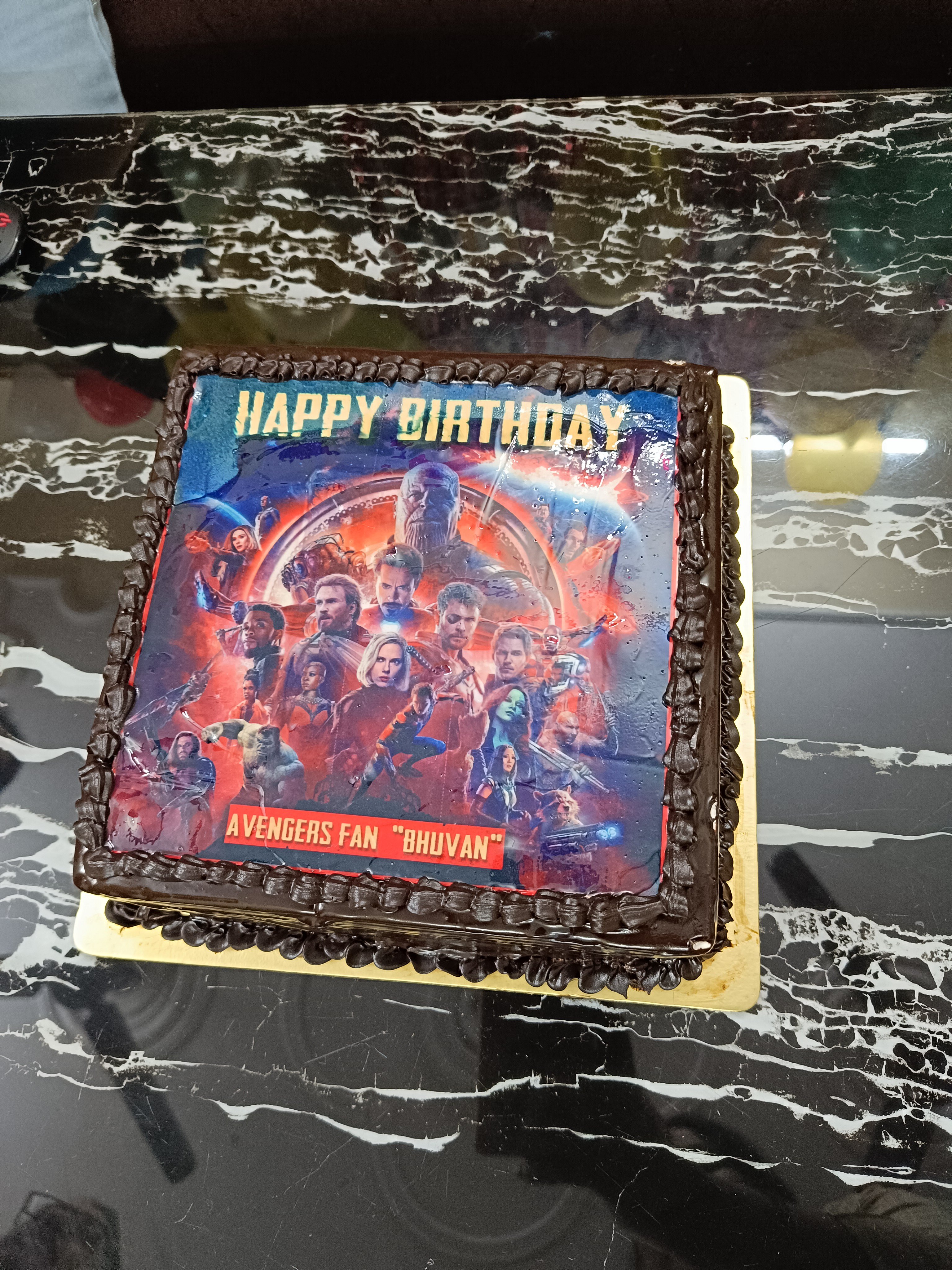 Buy 24 x PRE-CUT Avengers Infinity War Stand Up Edible Cake Toppers Online  at desertcartINDIA