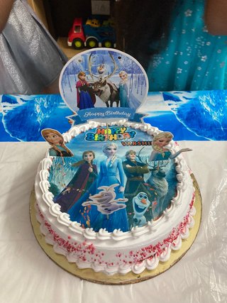 Frozen Poster Cake
