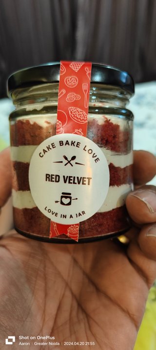 Red Velvet Single Jar Cake