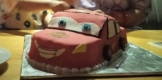 Whimsical Wheels Car Theme Cake