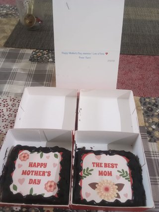Personalised Truffle Brownies For Mom