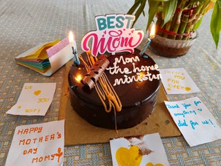 Chocolate Truffle Moms Day Cake