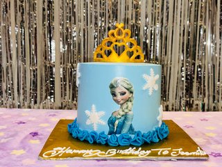 Frozen Princess Cream Cake