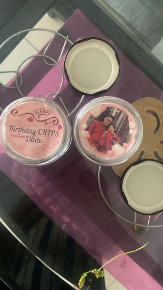Red Velvet Personalised Jar Cake Set