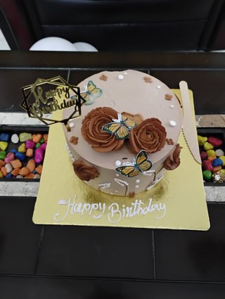 Rose N Butterfly Designer Cake
