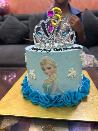 Frozen Princess Cream Cake