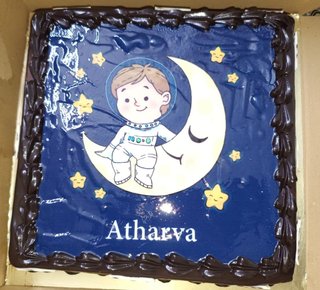 Astronaut Theme Birthday Cake