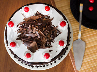 Top View of Black Forest Cake